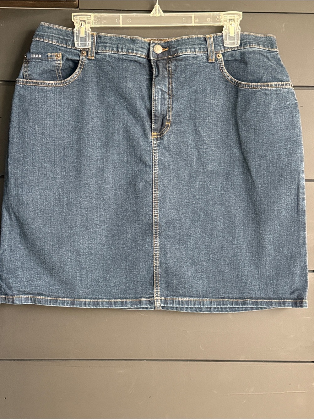 Izod Jeans Skirt